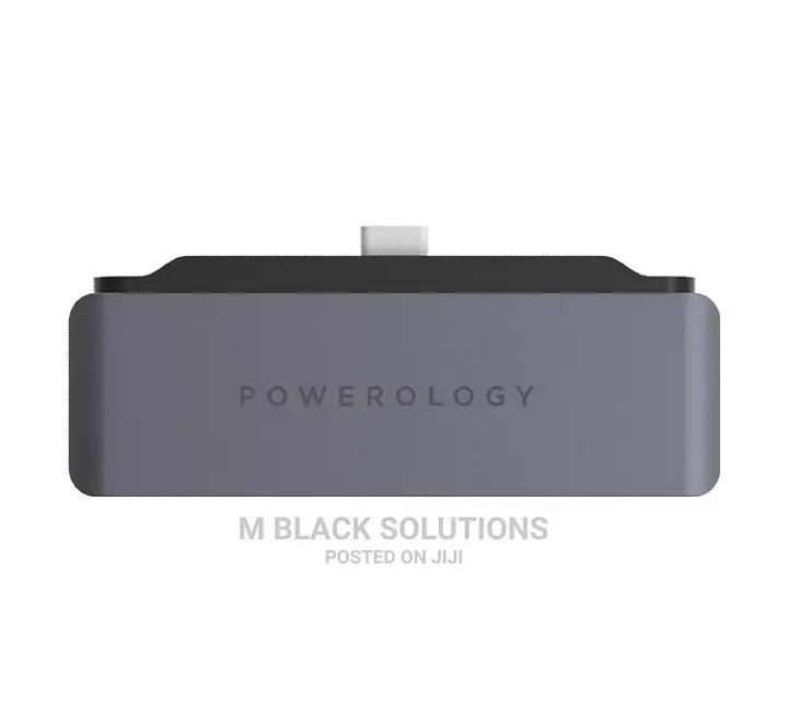 Powerology 4 in 1 USB-C Hub With HDMI USB Aux