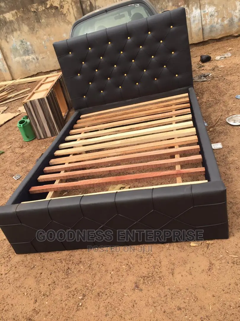 Quality Black Double Bed Frame