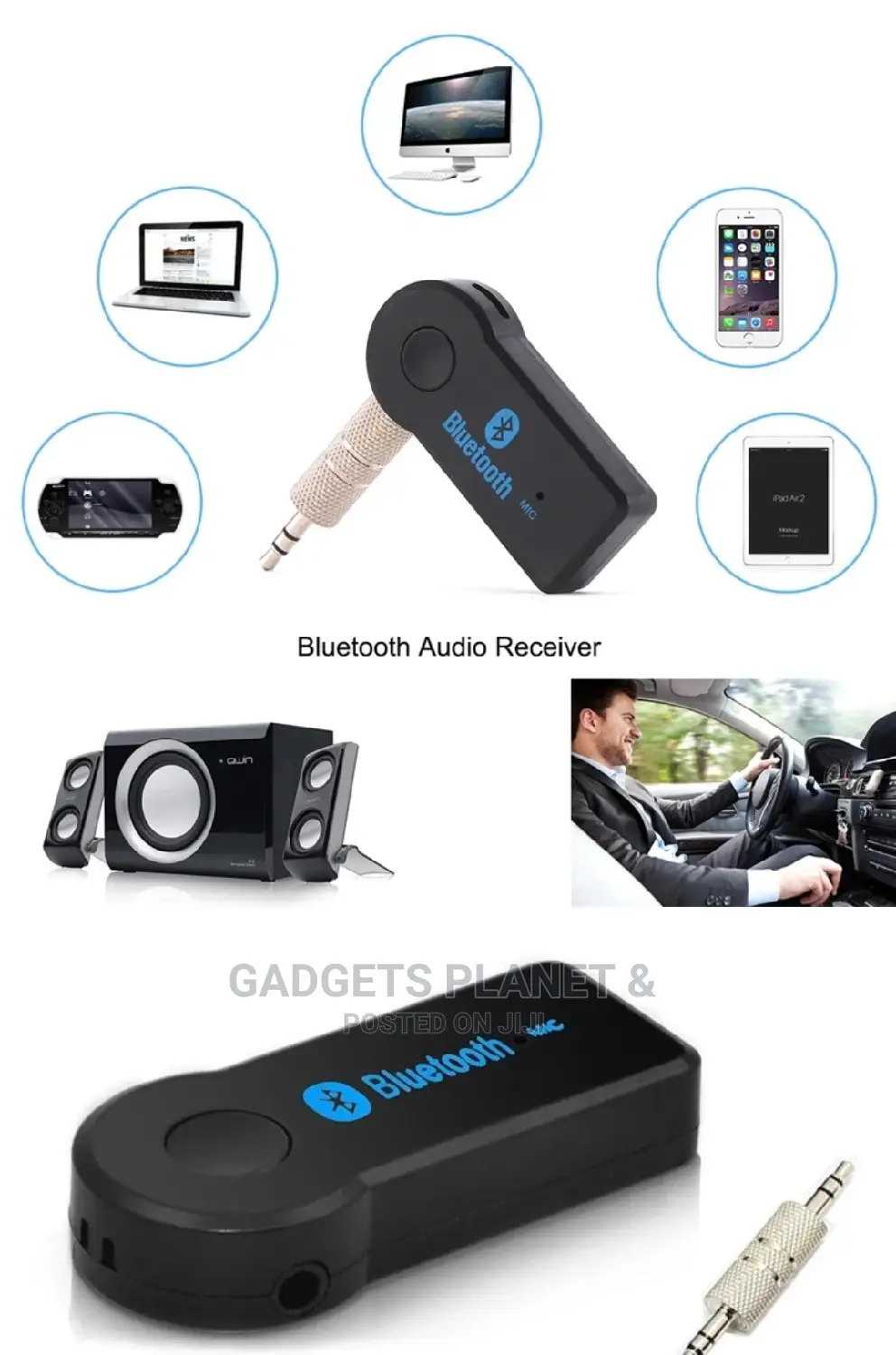 Portable Bluetooth Audio Receiver