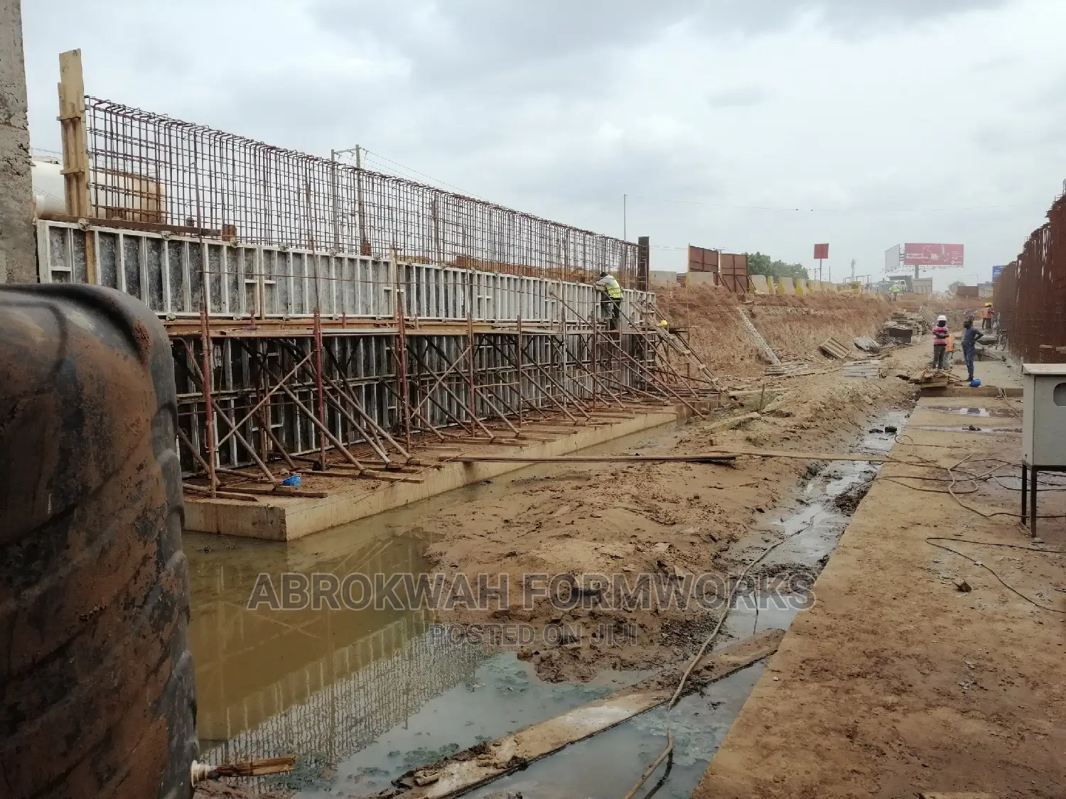 Retaining Wall/Gutter/Pool/Bridge/Formworks/Bunker