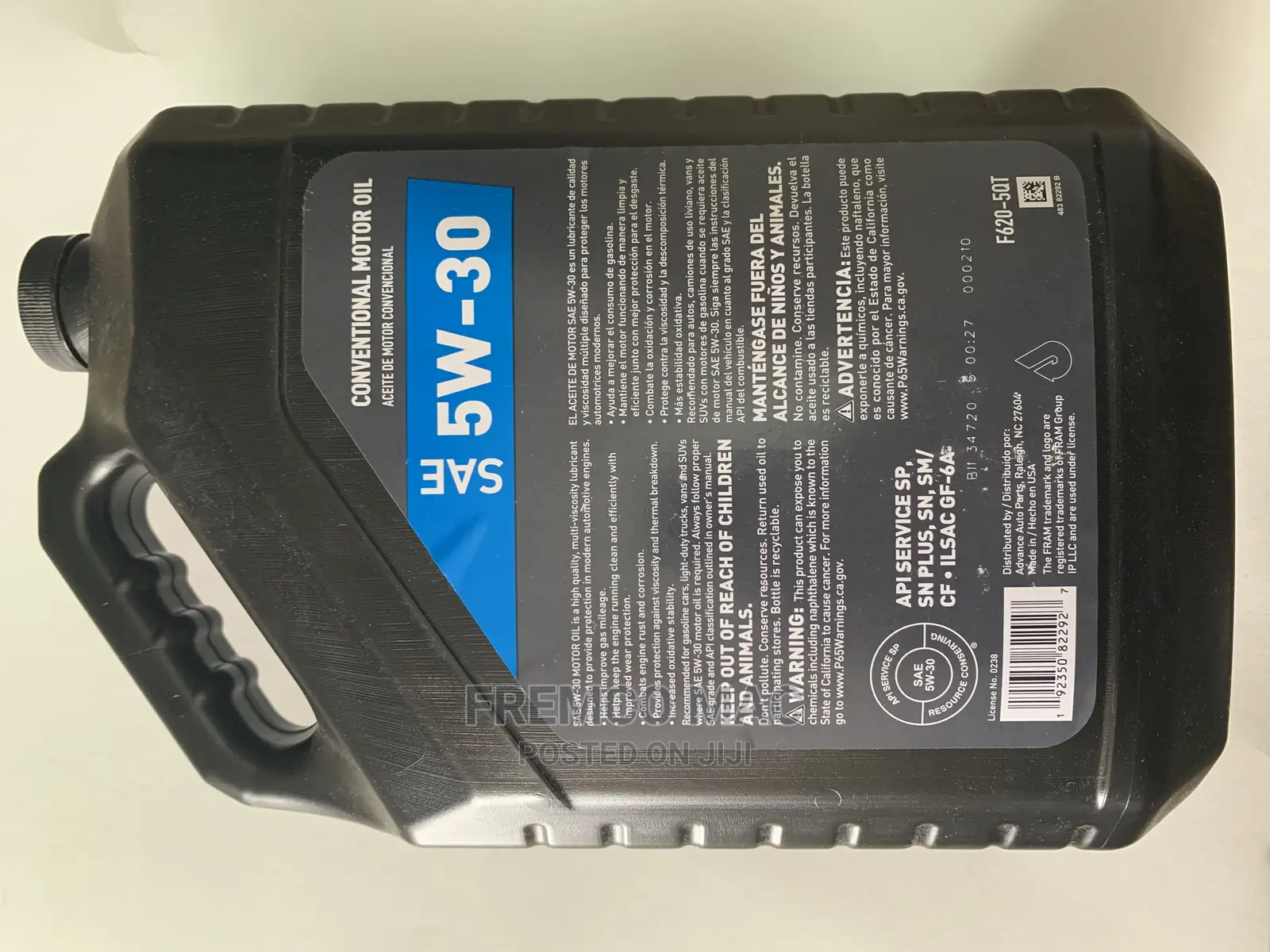 Fram Motor Oil (Conventional) 5w-30