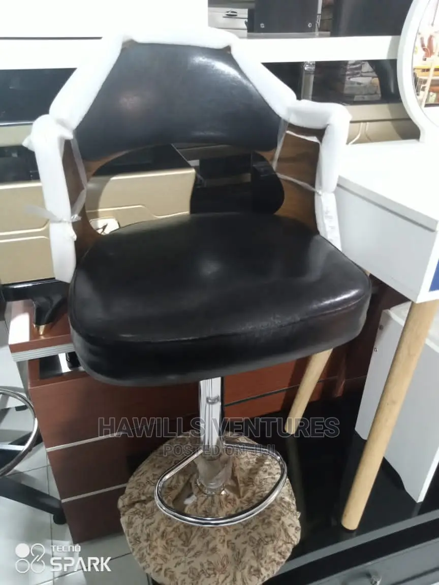 Leather /Wooden Bar Chair