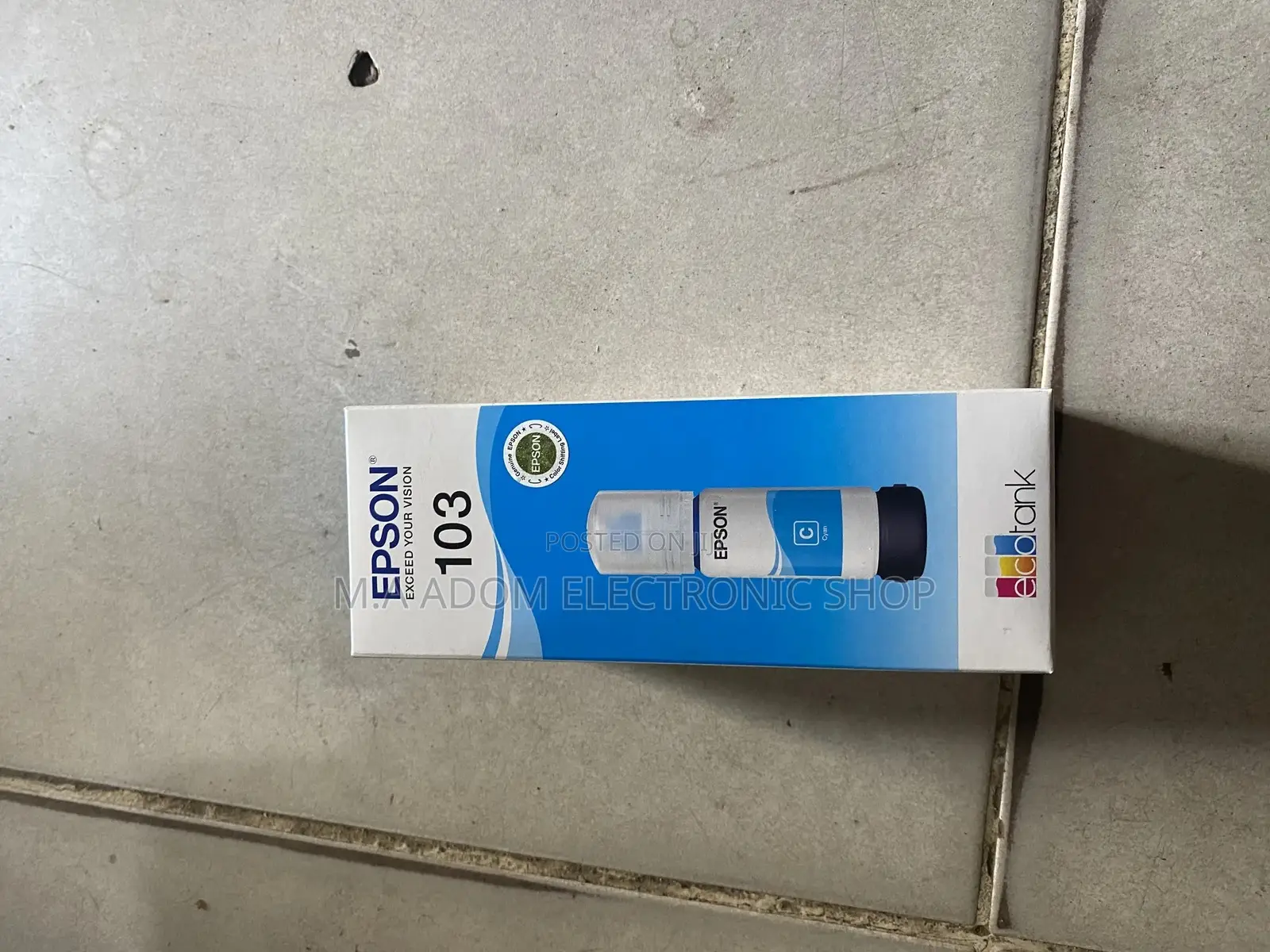 Epson 103 Cyan Ink(L1110/L3100/L3101/L3110/L3111/L3150/L3151