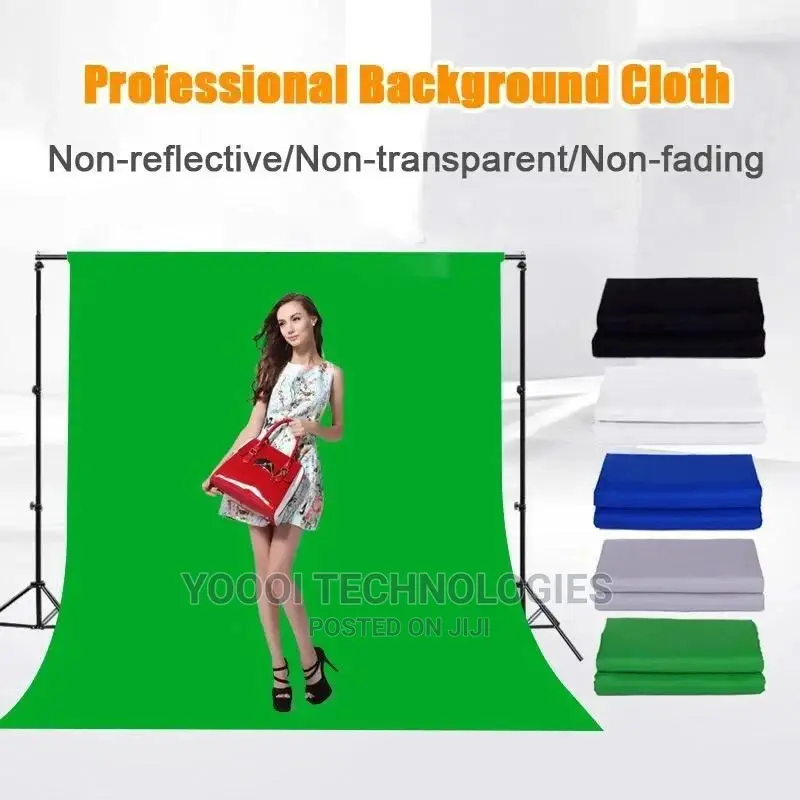 10ft Heavy Duty Back Ground Stand 3x3m Backdrop Cloth Set