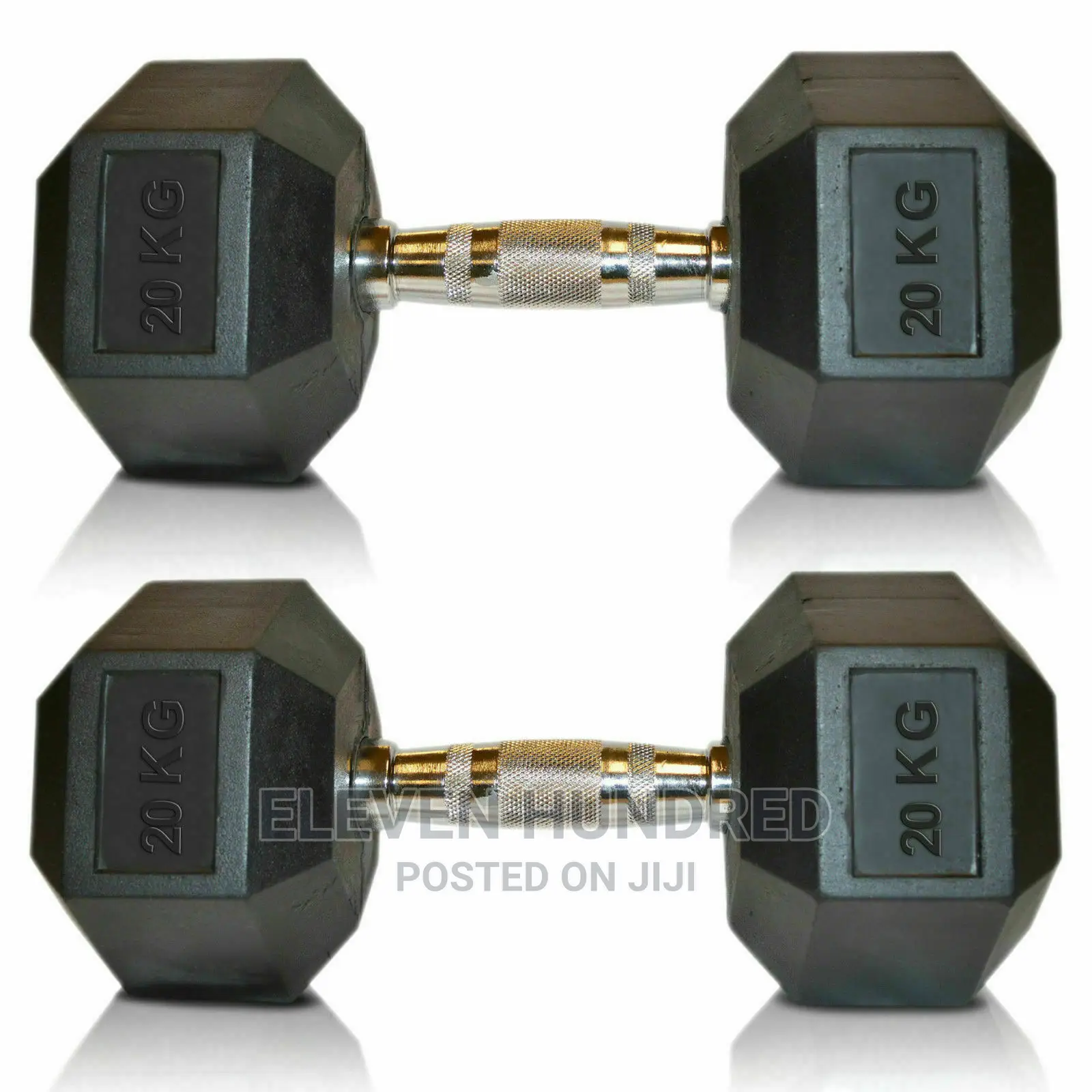 Dumbells 40kg (Pro Black)