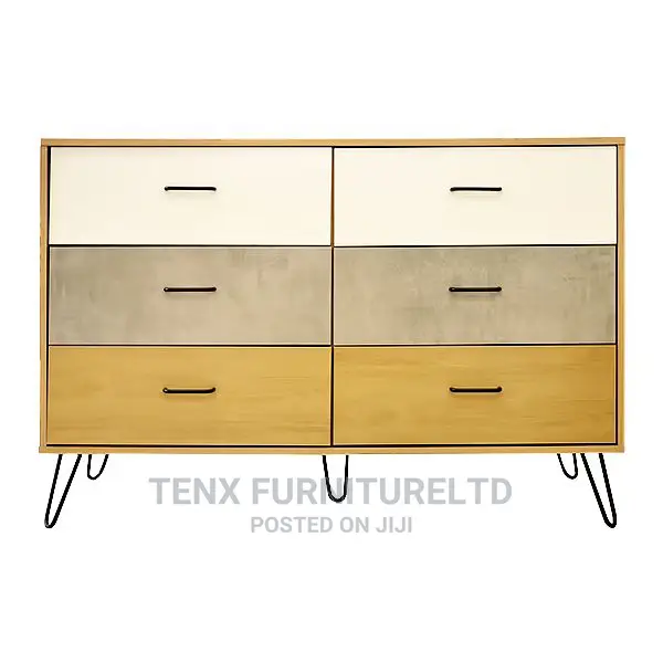 Chest of Drawers (Metal Legs 6 Drs)
