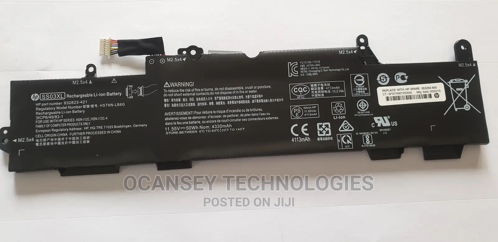 Original Hp Battery Ss03xl for Elitebook 840 G5 G6 / 735 730