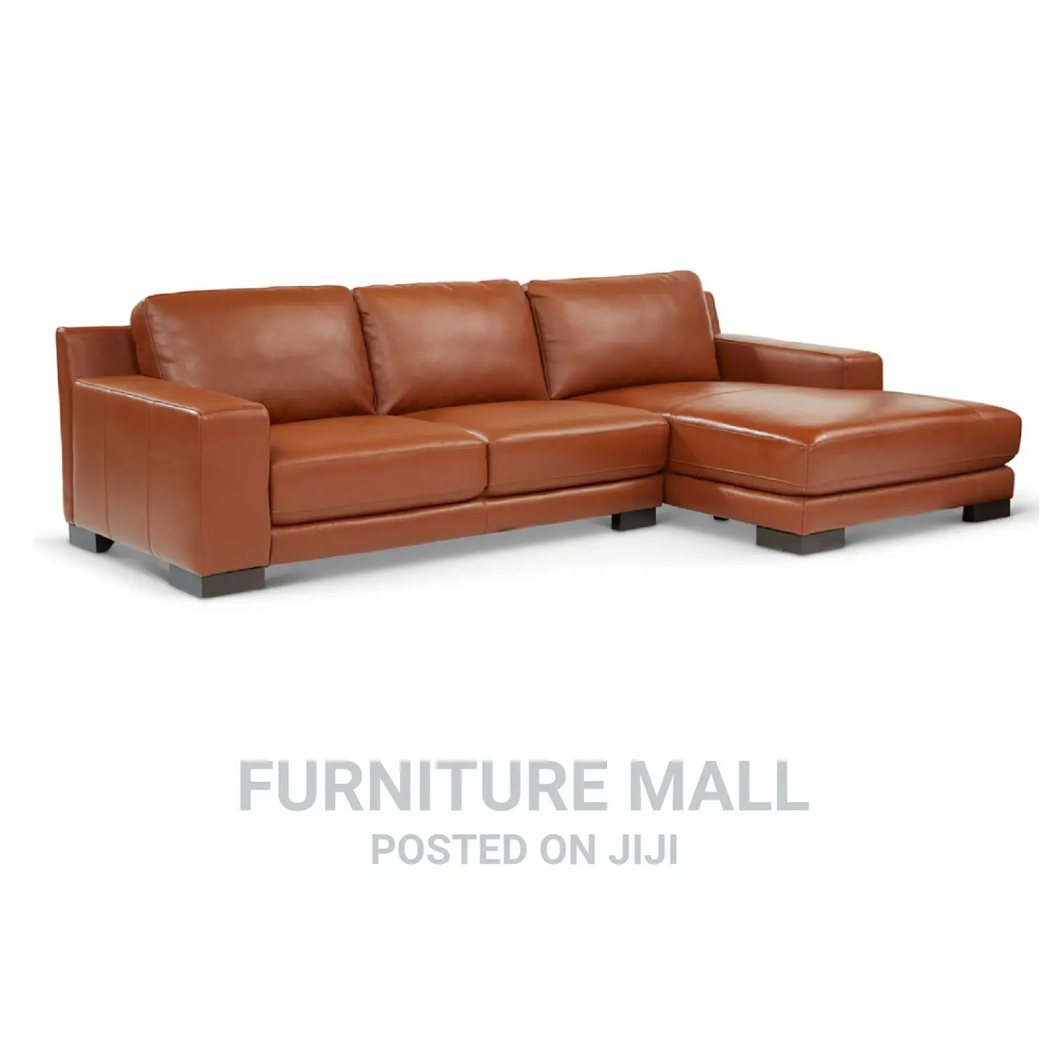 Leather L Shaped Sofa. Free Delivery