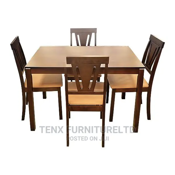 Dining Set 4 Seater Rectangular Table