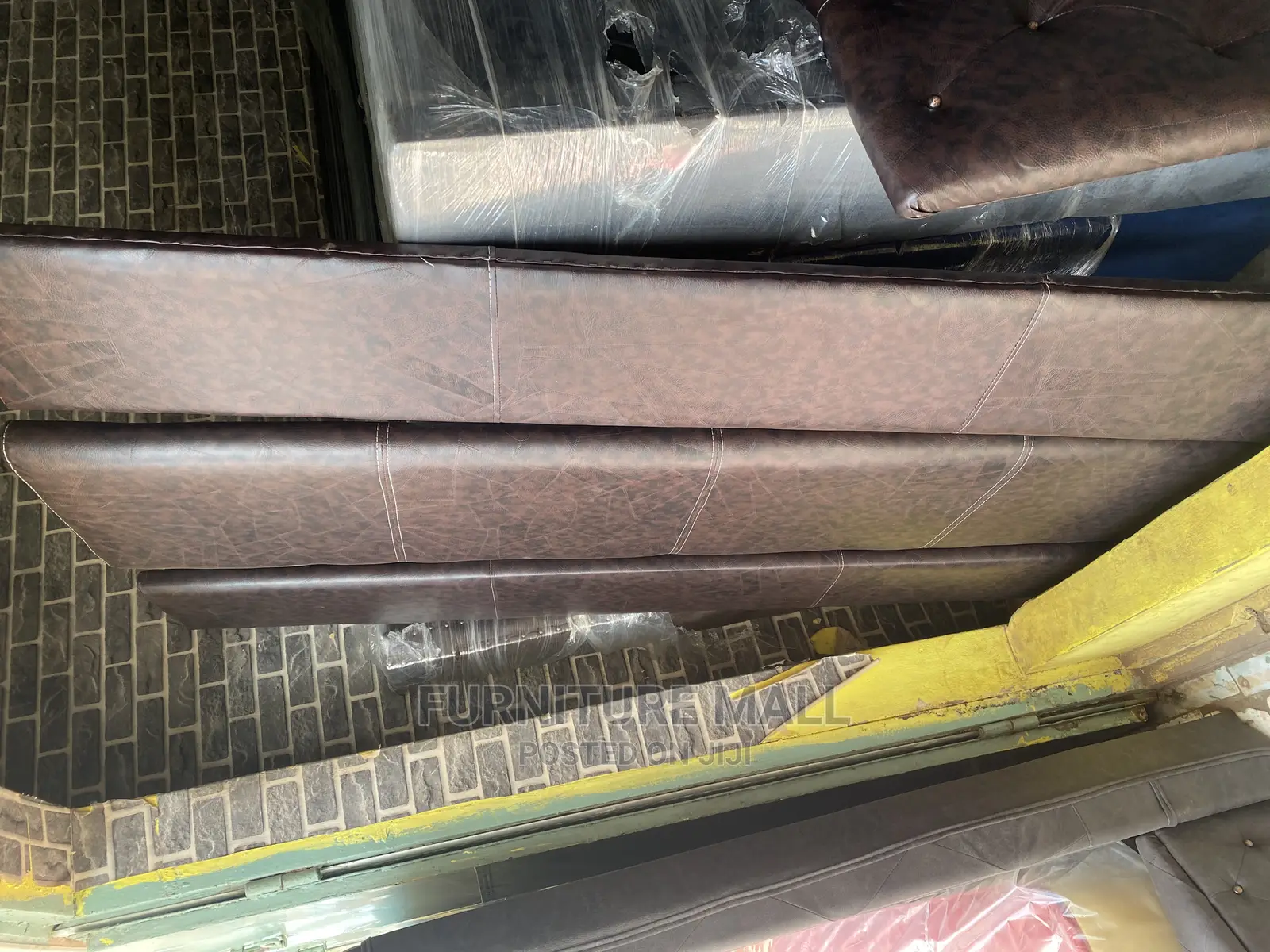 Quality Leather Bed With Mattress. Queensize . Free Deliv