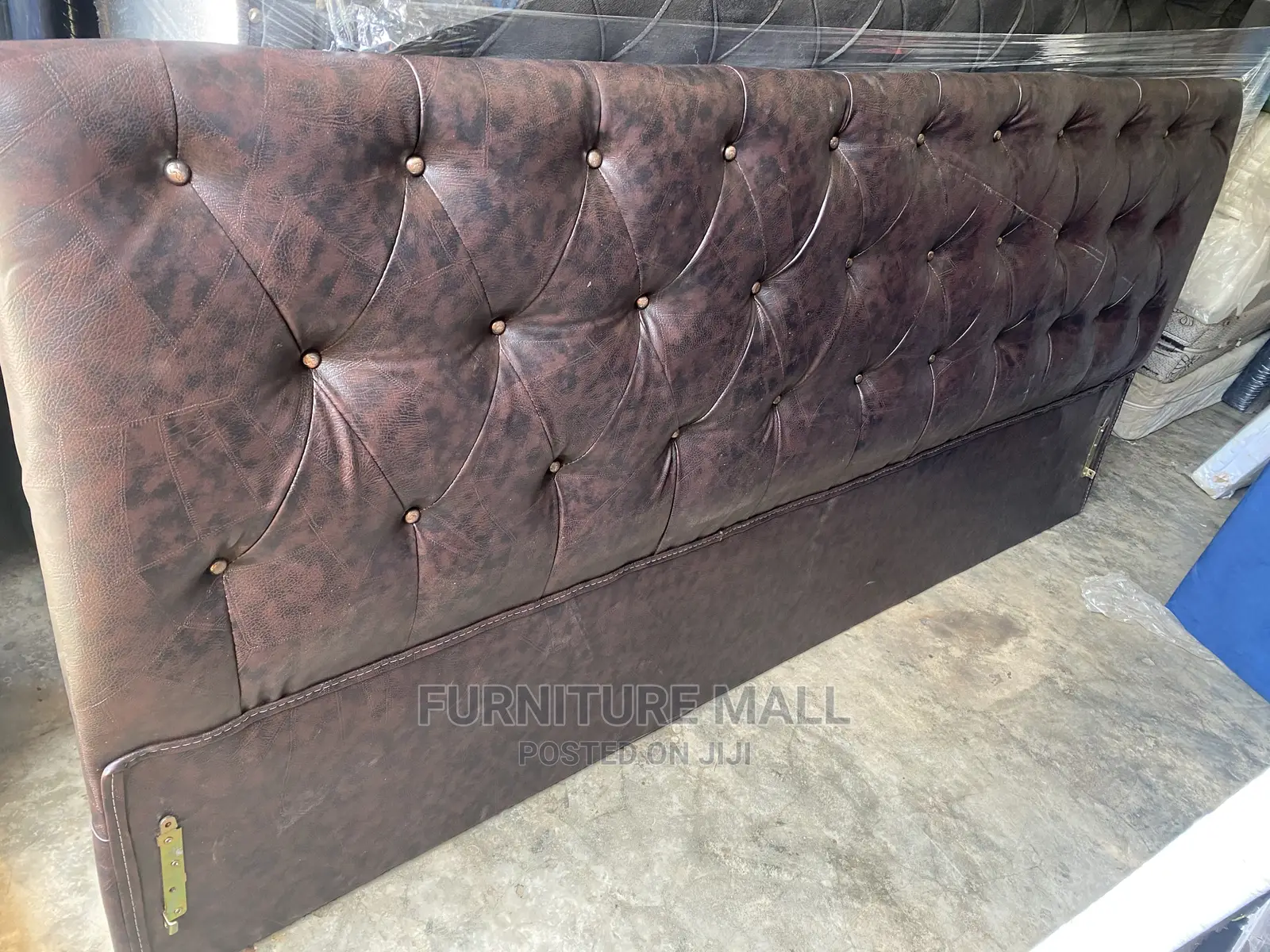 Quality Leather Bed With Mattress. Queensize . Free Deliv