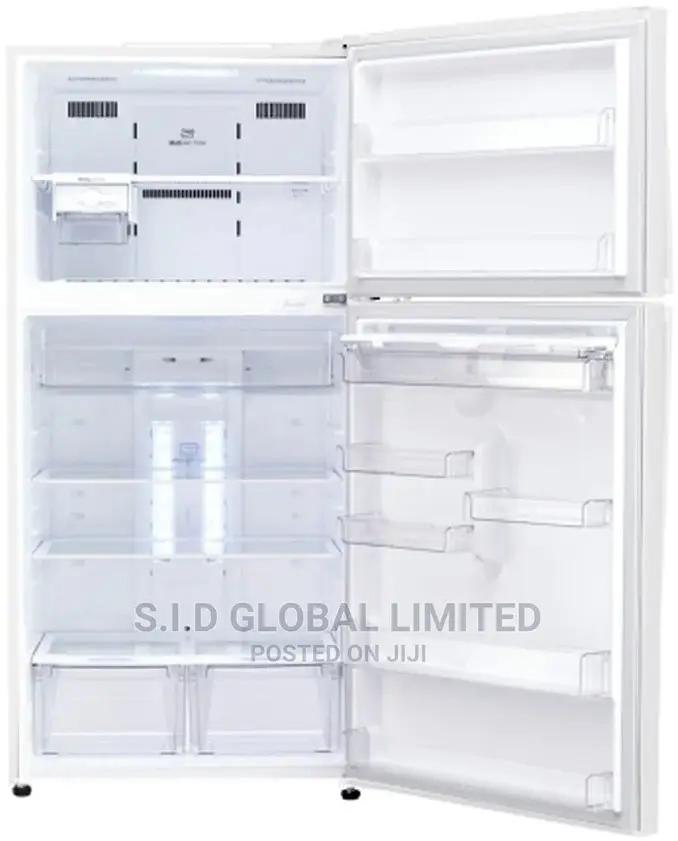 LG Fridge GL-F682HQHL 446ltrtop Freezer Double Door-White Co