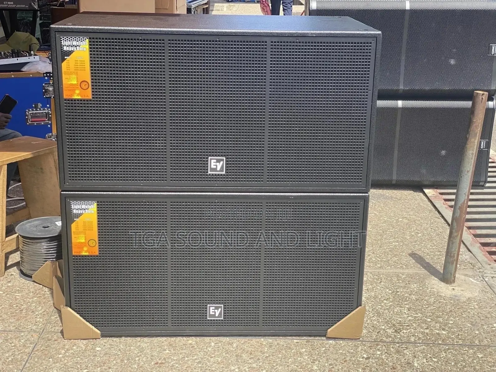 Ev Bass Speaker Set