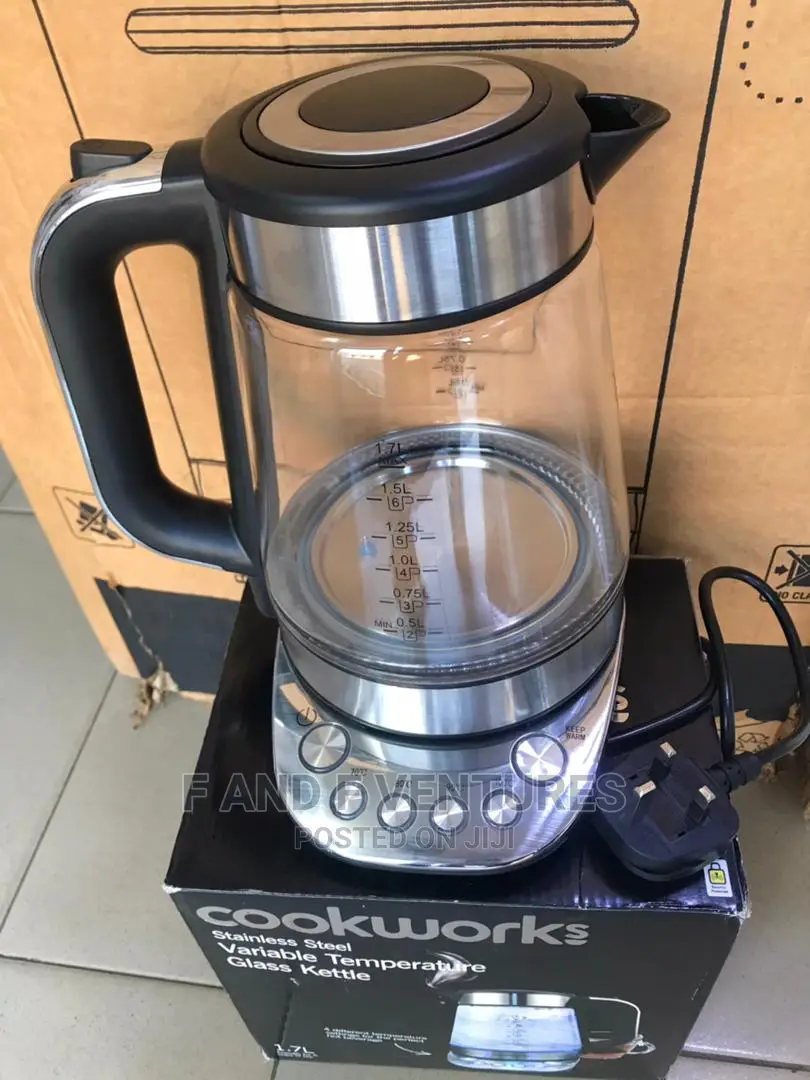 Cookworks Digital Glass Kettle- UK