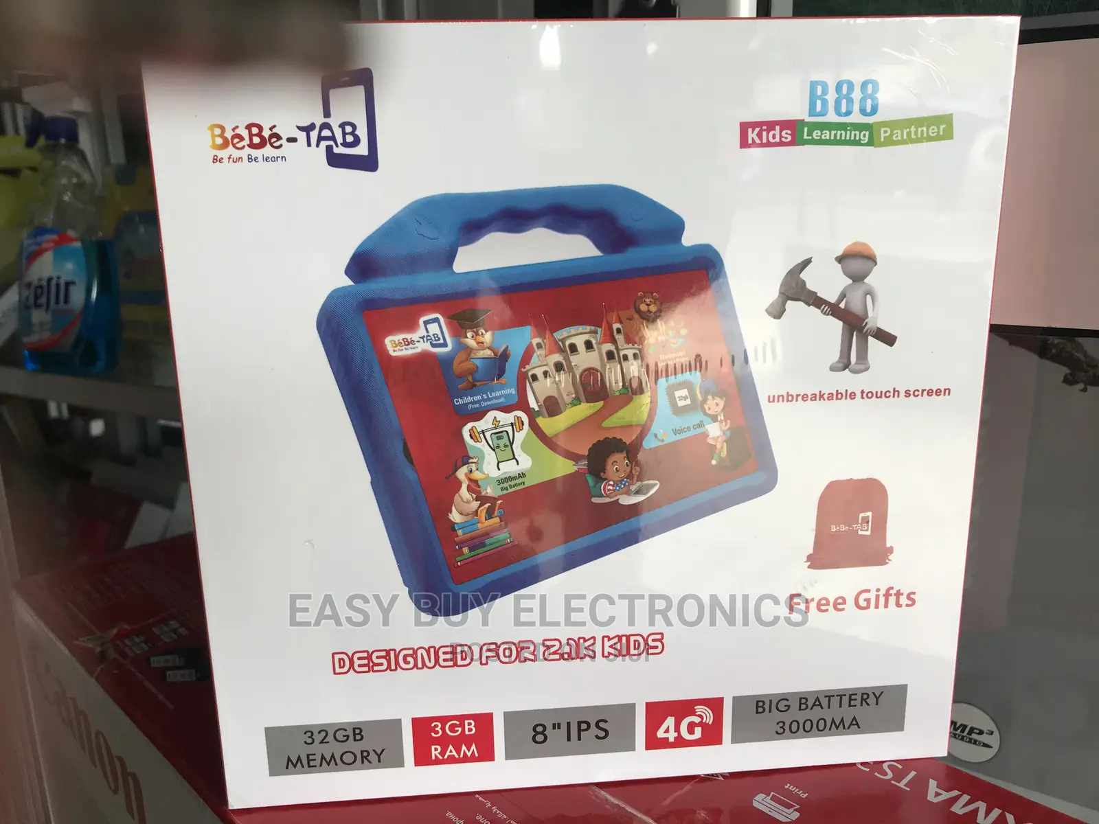 Tablet Kids B88- Sim 32gb 3ram 4G
