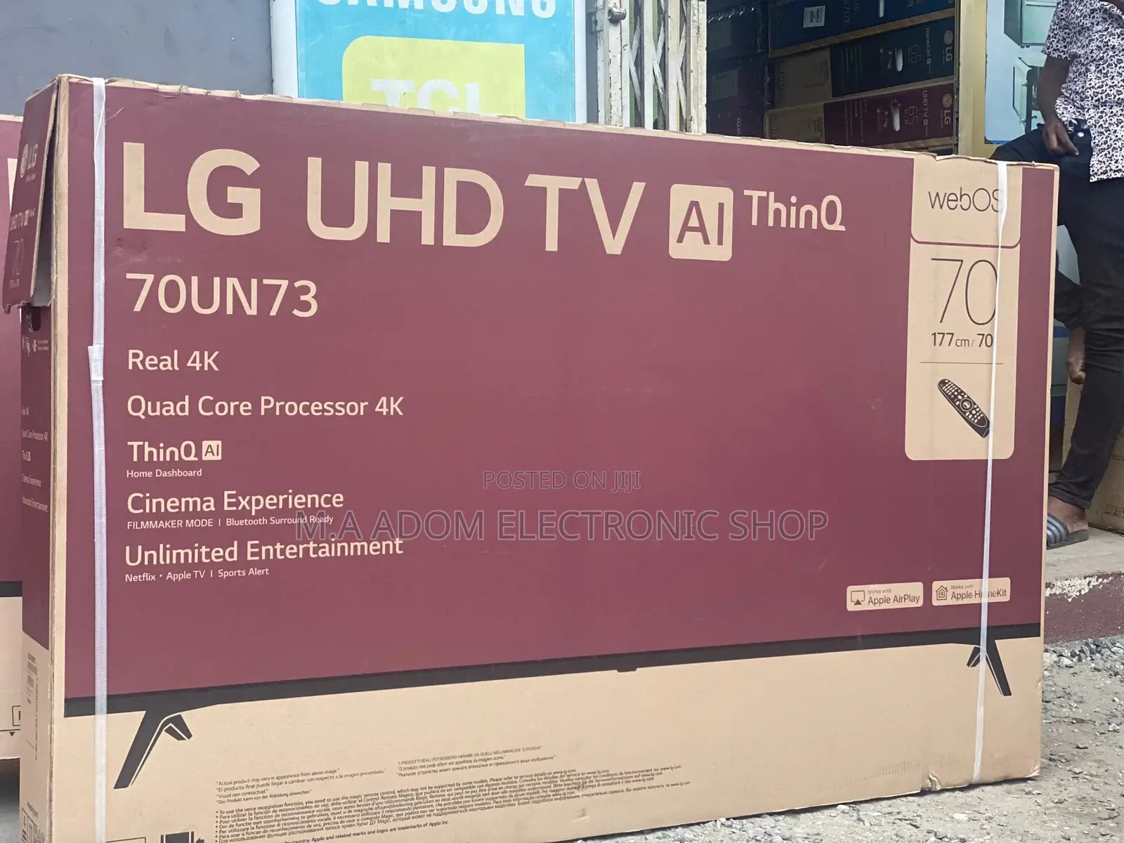 LG 70′′ Uhd 4K Smart TV With Ai Thinq 70un7380pvc