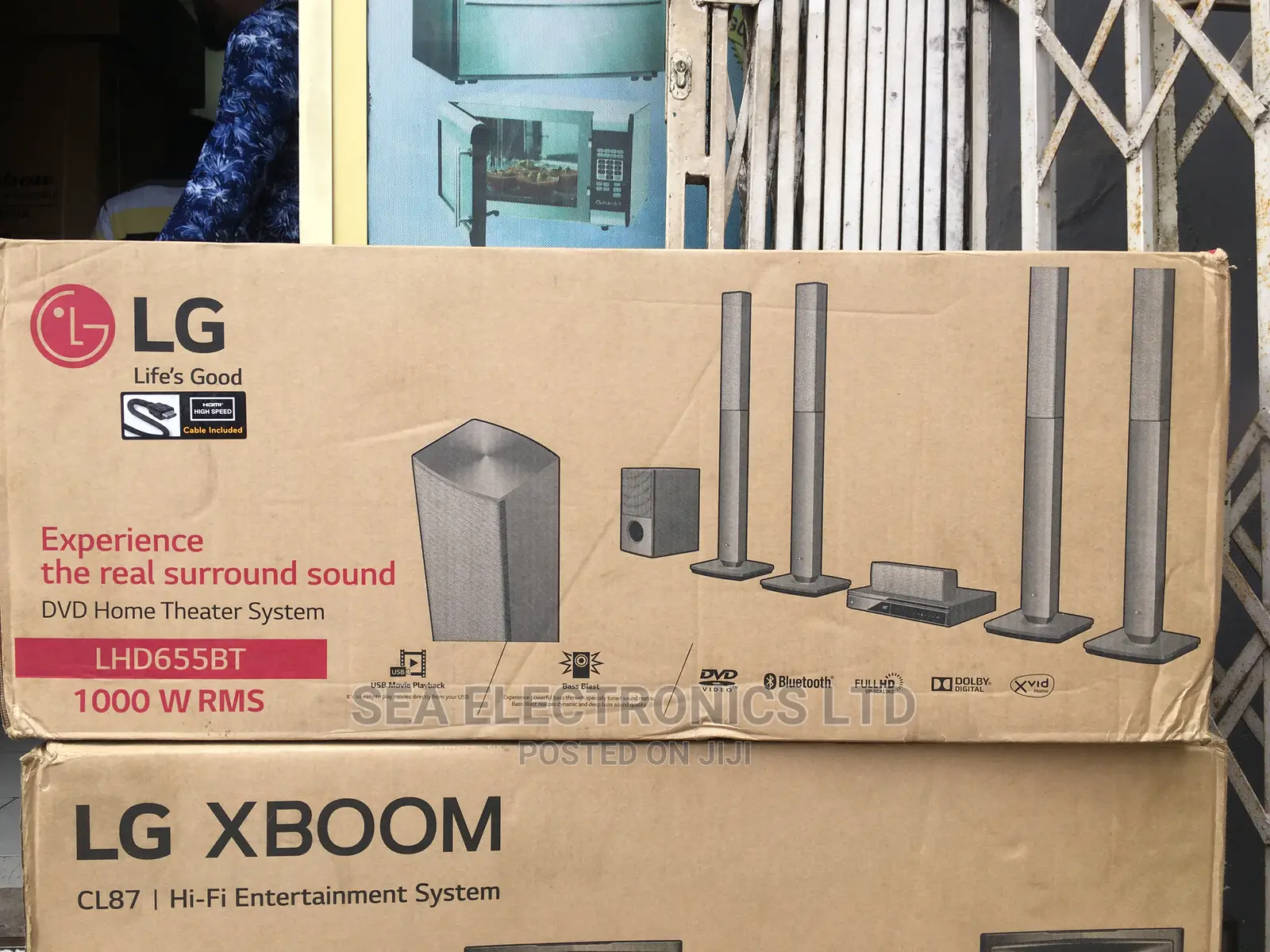 Lg Lhd655bt DVD Home Theatre System - 5.1 Channel - Black