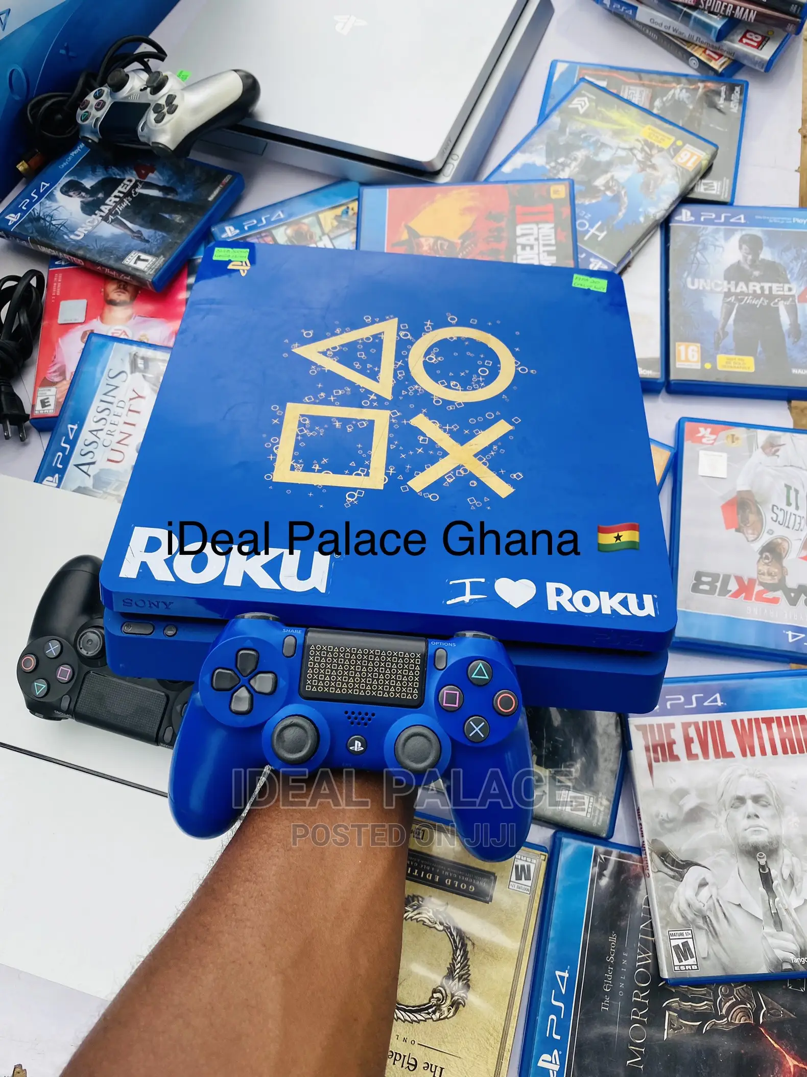 Playstation 4 Slim Limited Edition Blue