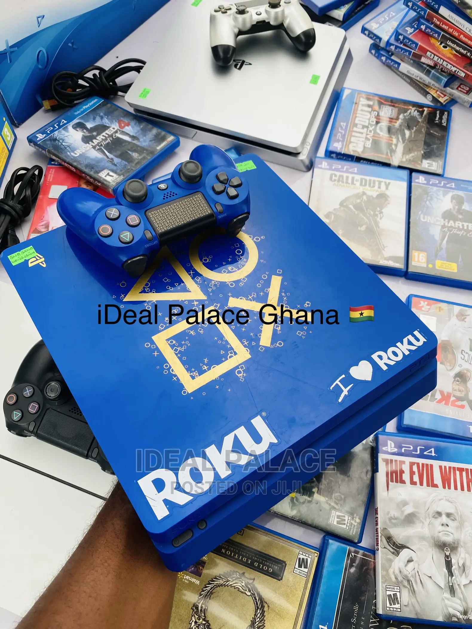 Playstation 4 Slim Limited Edition Blue