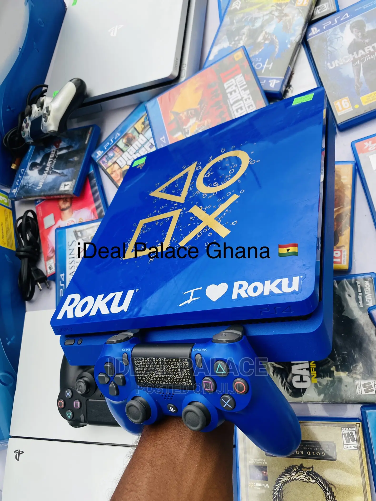 Playstation 4 Slim Limited Edition Blue