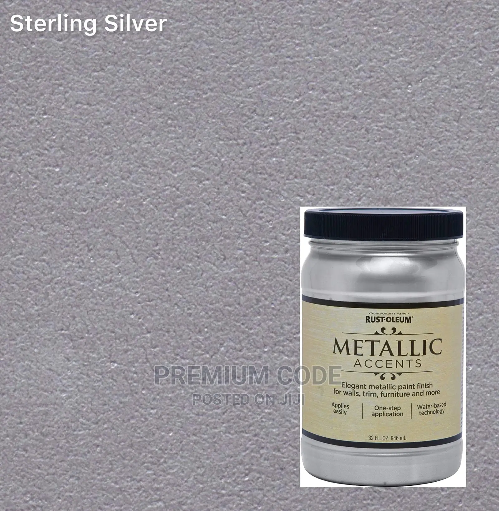 Metallic Accents Paint, Sterling Silver