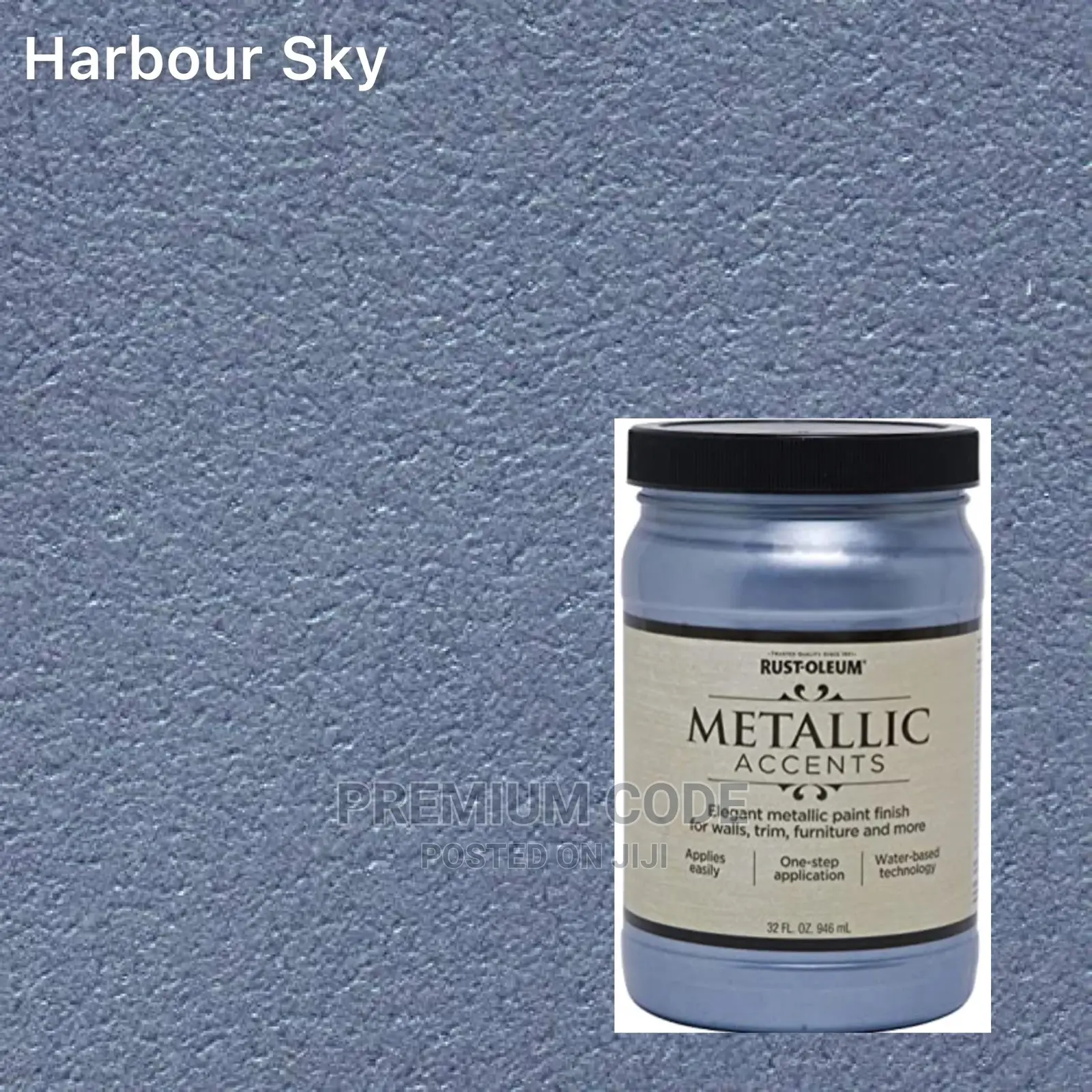 Metallic Accents Paint, Harbour Sky