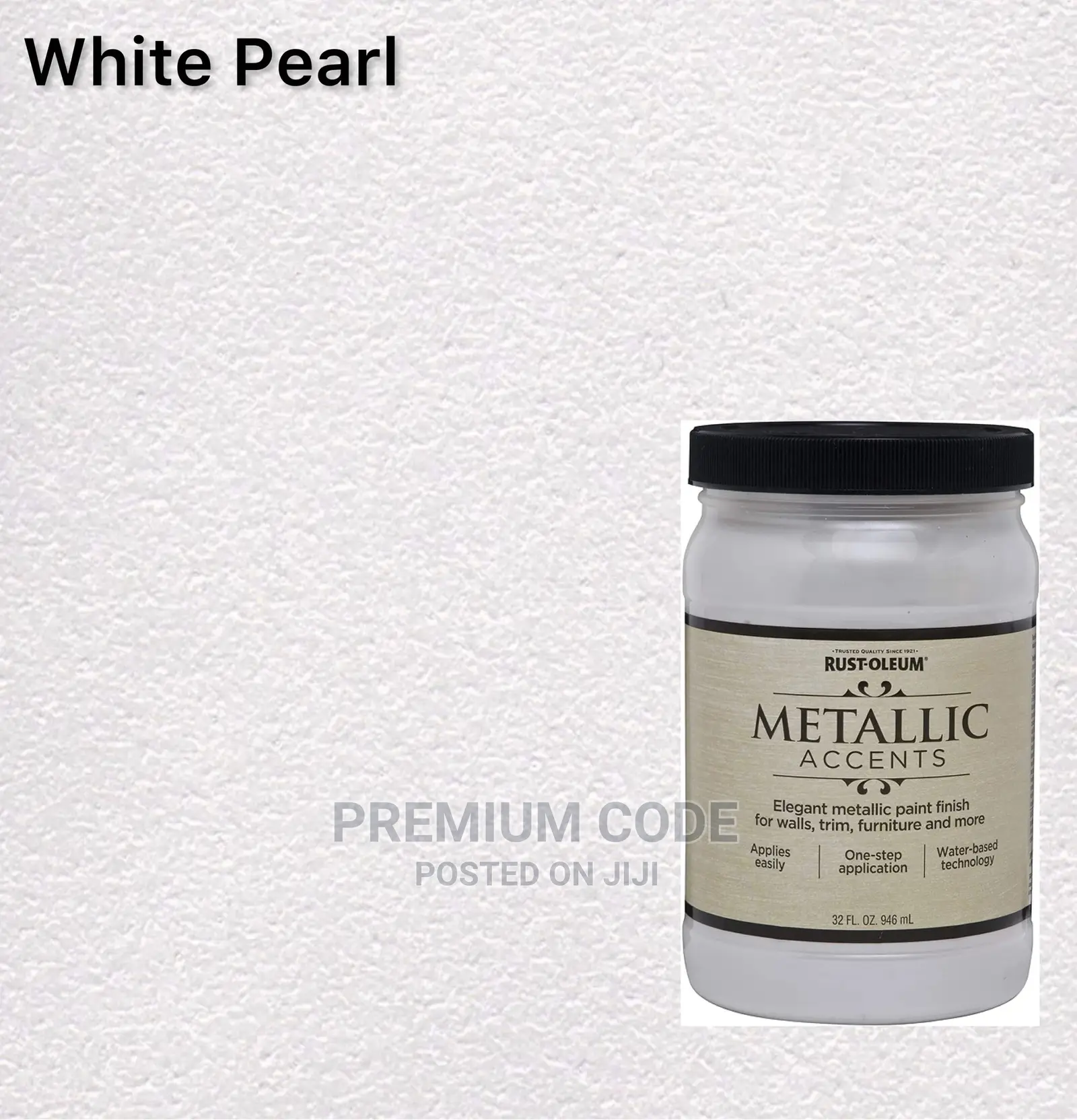 Metallic Accents Paint, White Pearl