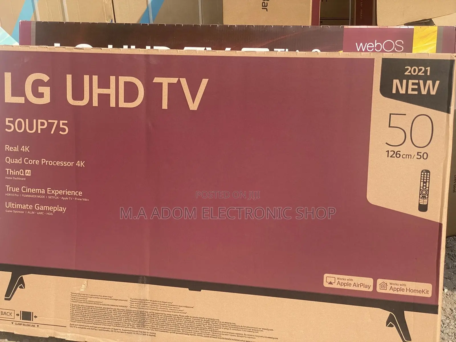 Fresh in Box Lg 50” UHD 4K Smart 2021 Led Tv