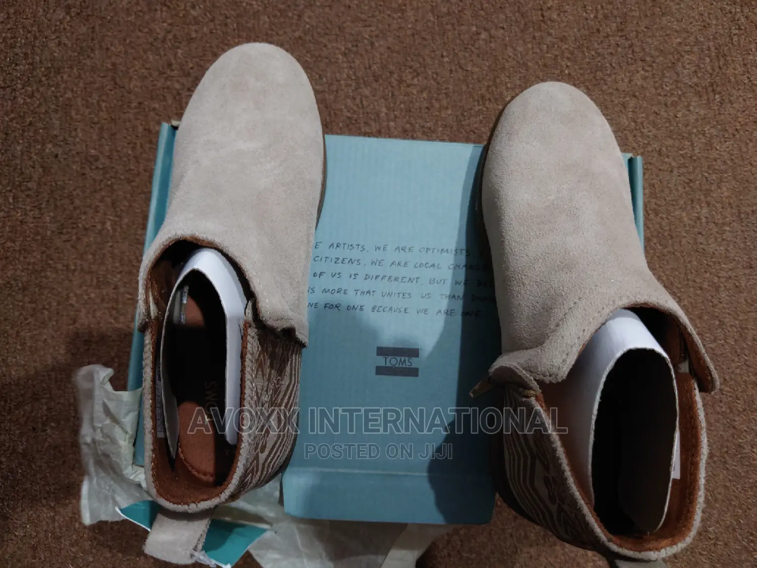 Tomsmen's Alpargata Color Block Desert Taupe