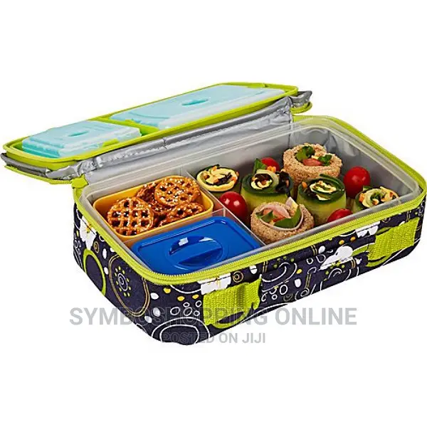 Bento Lunch Kits Set Insulated Bags With Two Iced Packs