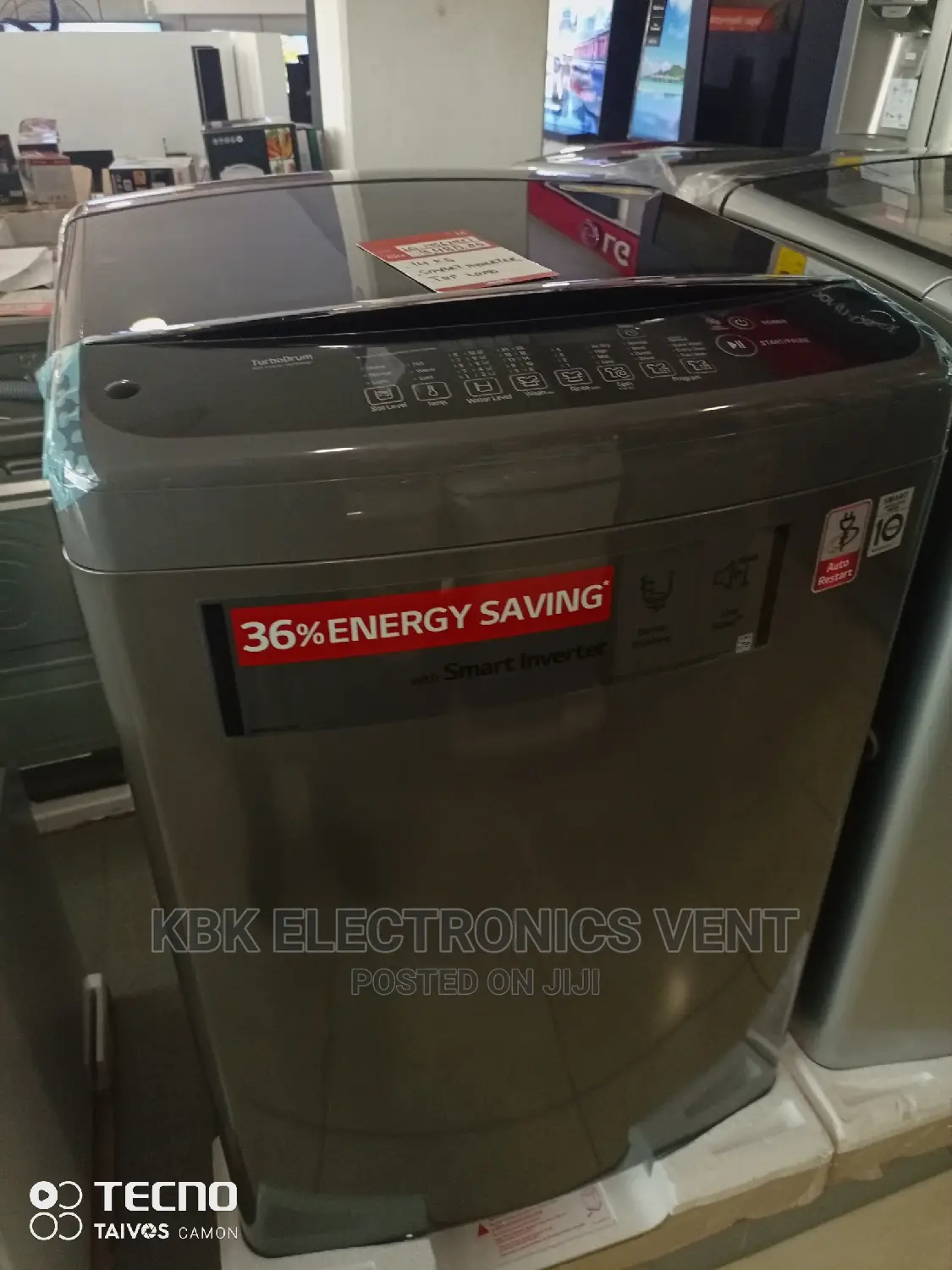 Lg 19kg Top Load Washing Machine