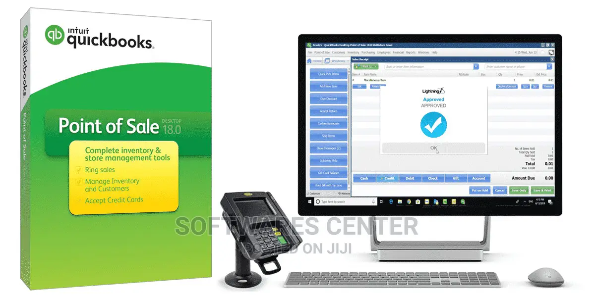 Quickbooks Pos V19 Set (I3 PC Printer)