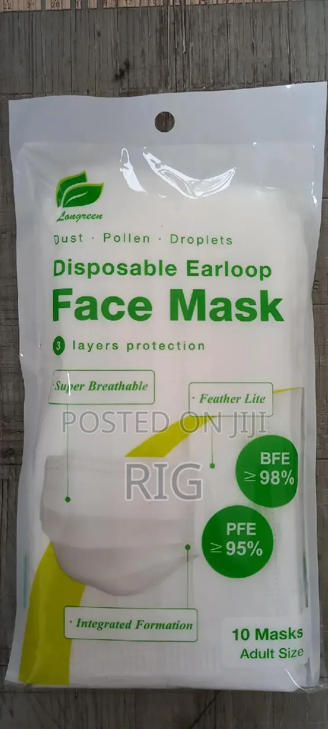 White Face Mask High Quantity