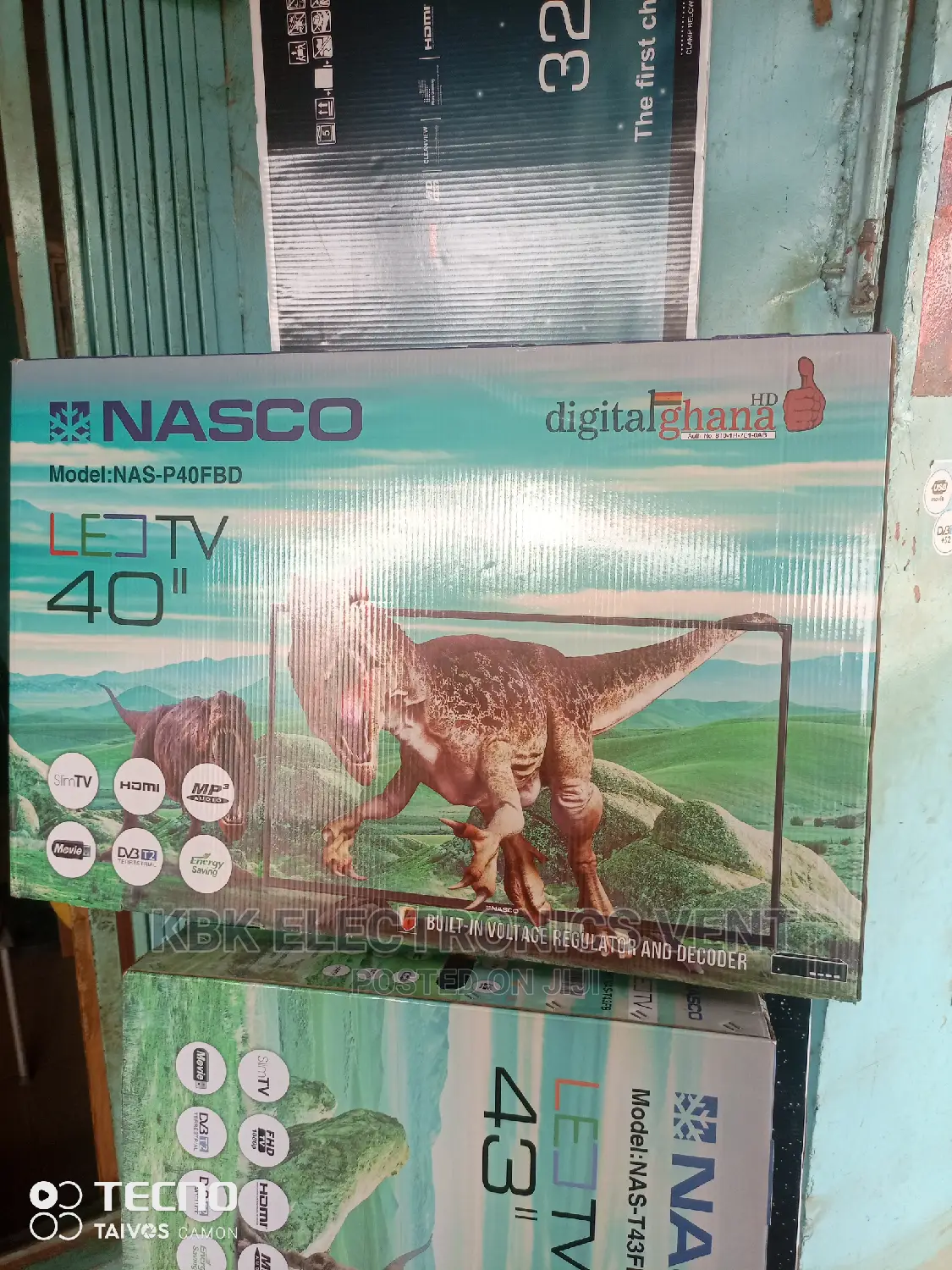 Nasco 40" Satellite Digital Led Tv