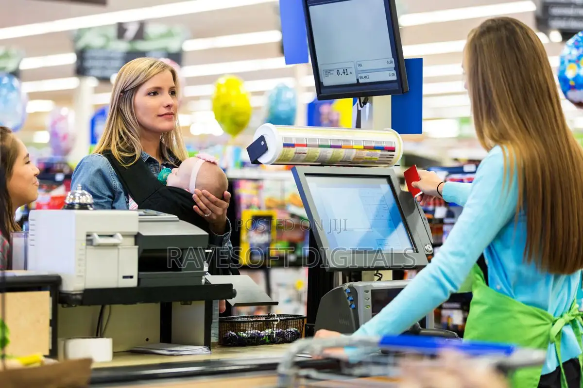 Supermarket Grocery Pos System Set