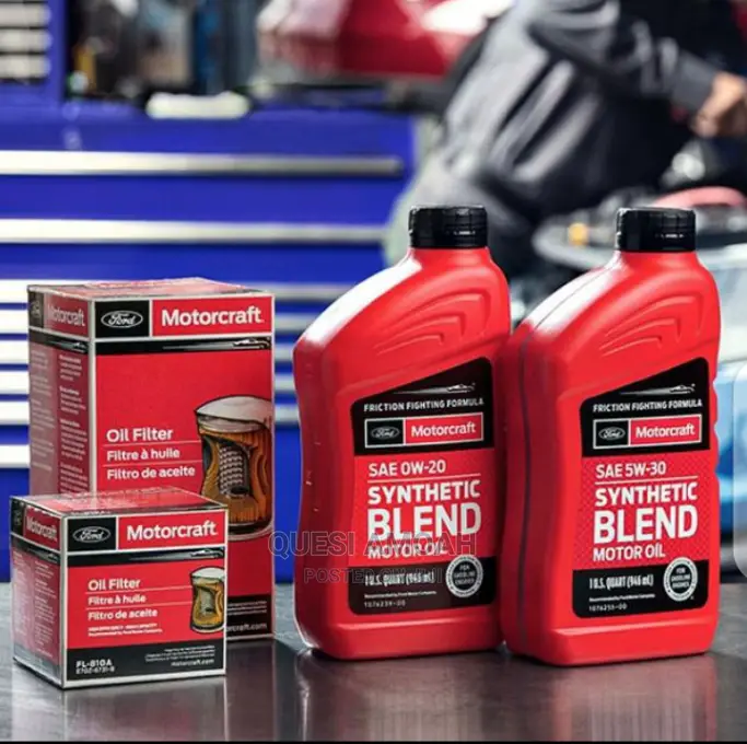 Synthetic Blend Motor Oil (Motorcraft)
