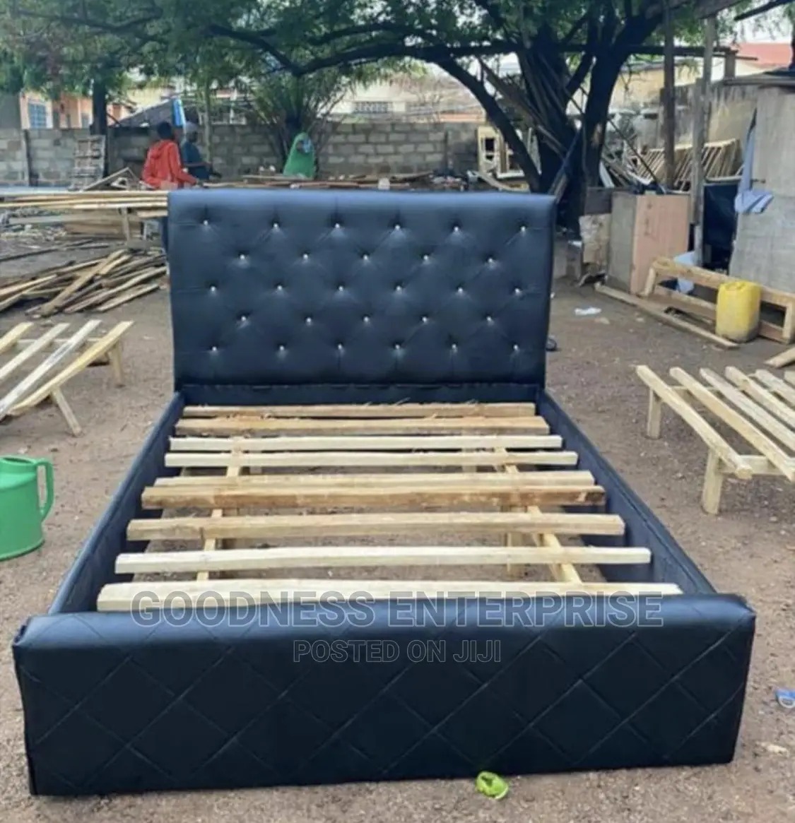 Solid Double Bed Frame