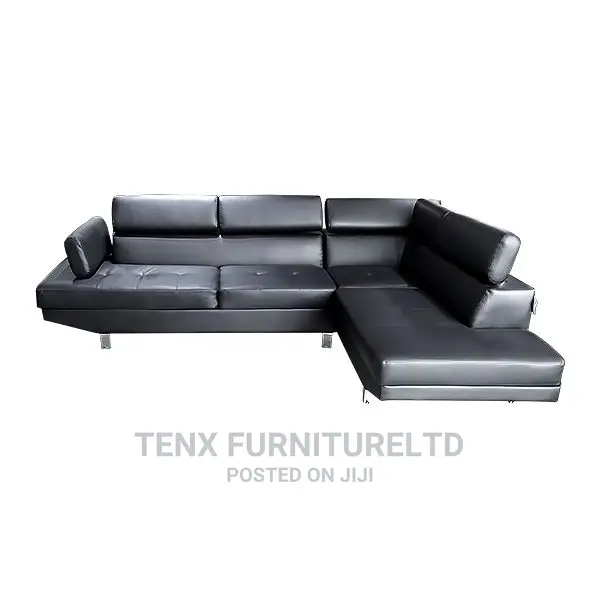 L-Shaped Leather Sofa Set (Loveseat)