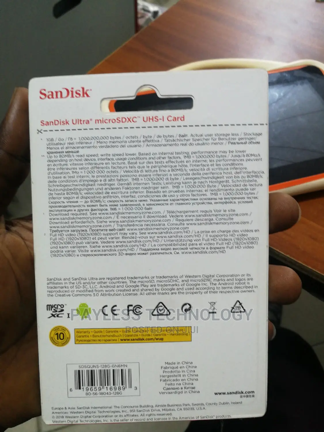 Sandisk 512gb Micro Memory Card