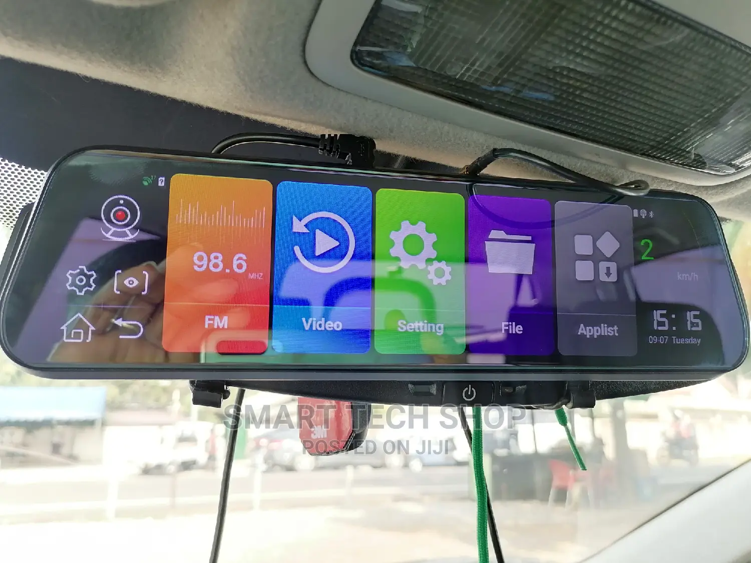 Android Rear View Mirror Dashcam DVR Reverse Cam With 4G LTE