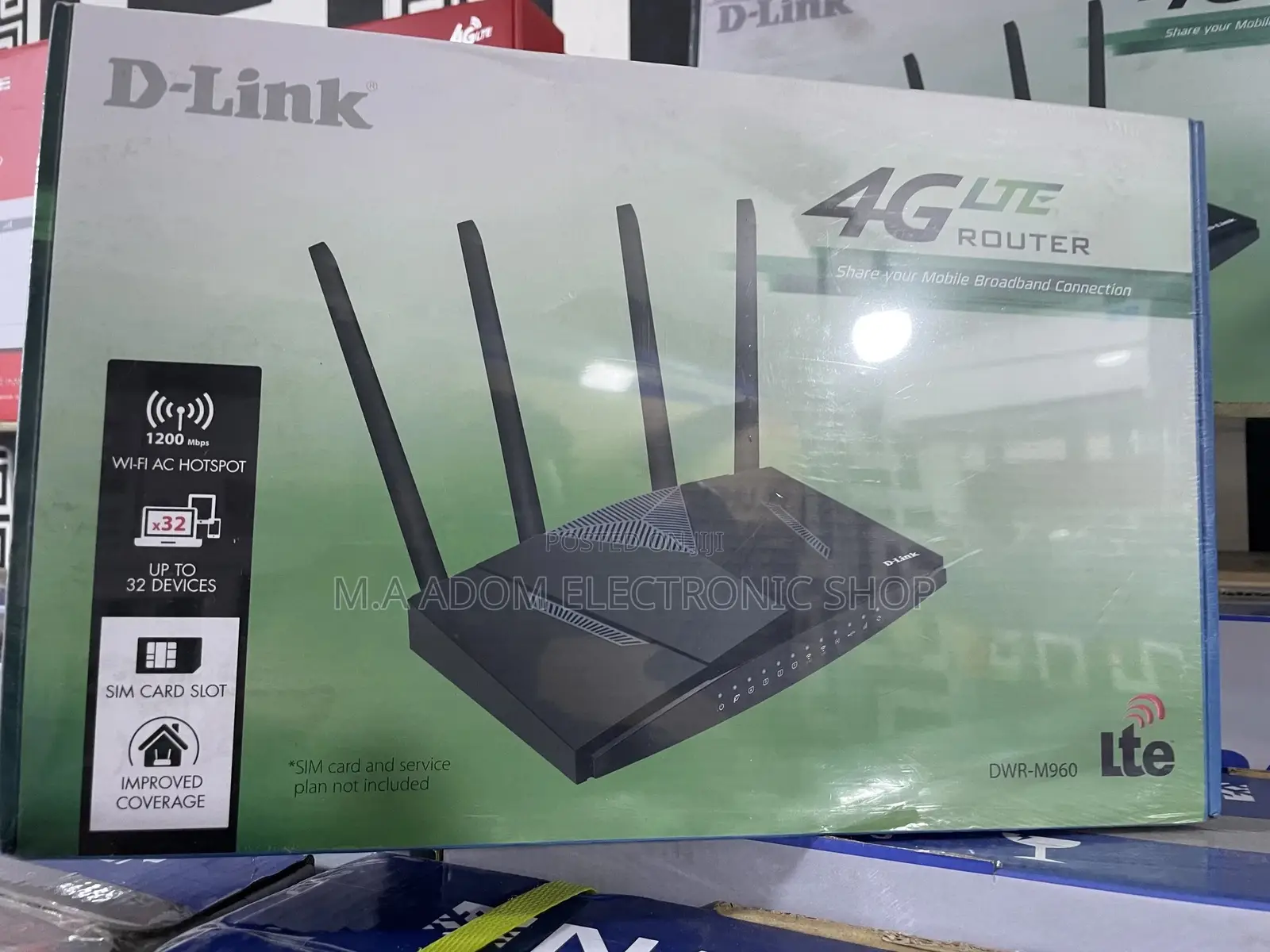 Brand New D-Link 4G LTE Router 1200mbps