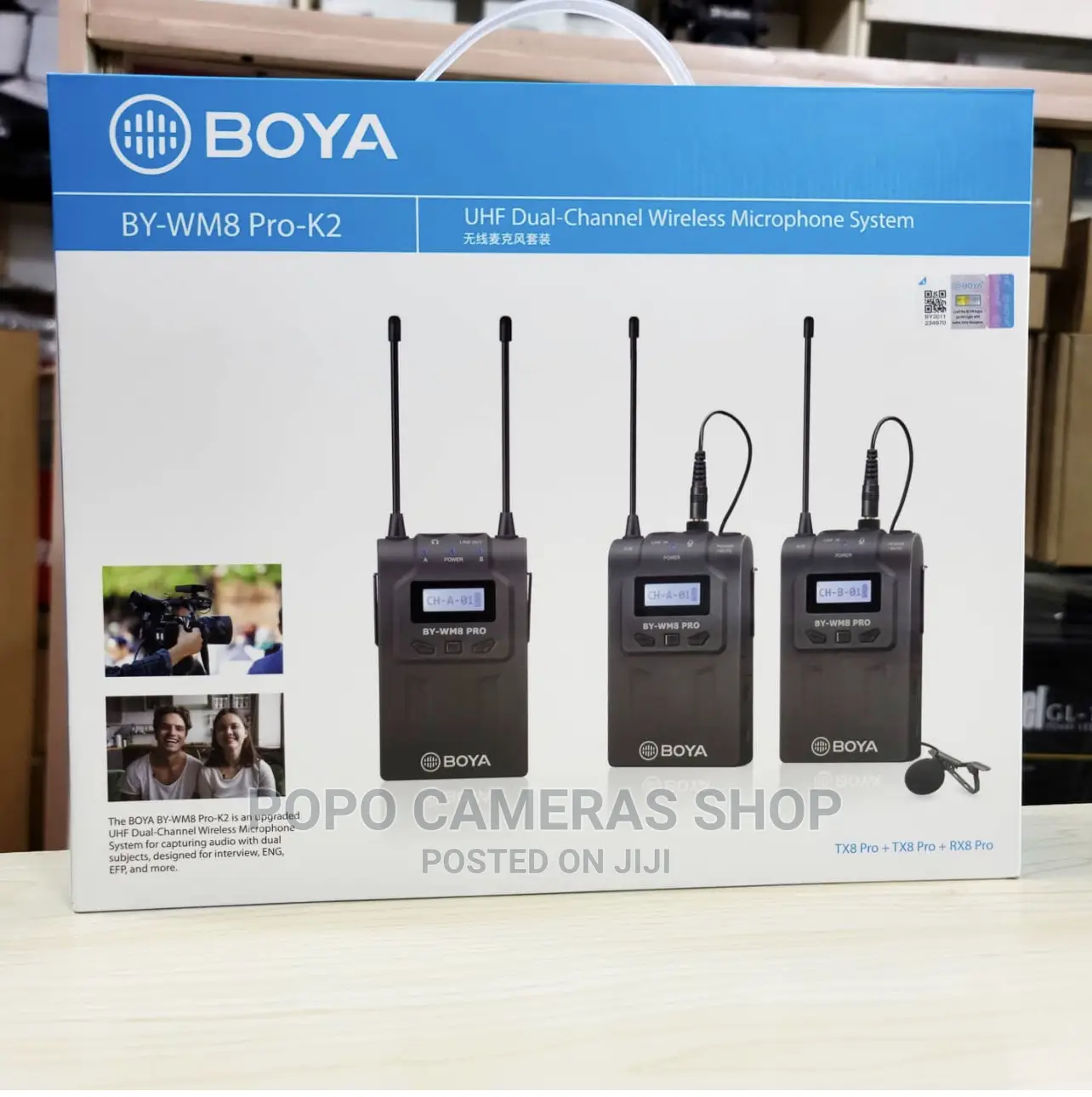 Boya Lapel Wireless Microphone