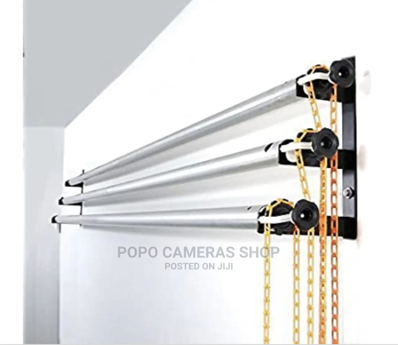 3 Roller Wall Mount Backdrop Support System