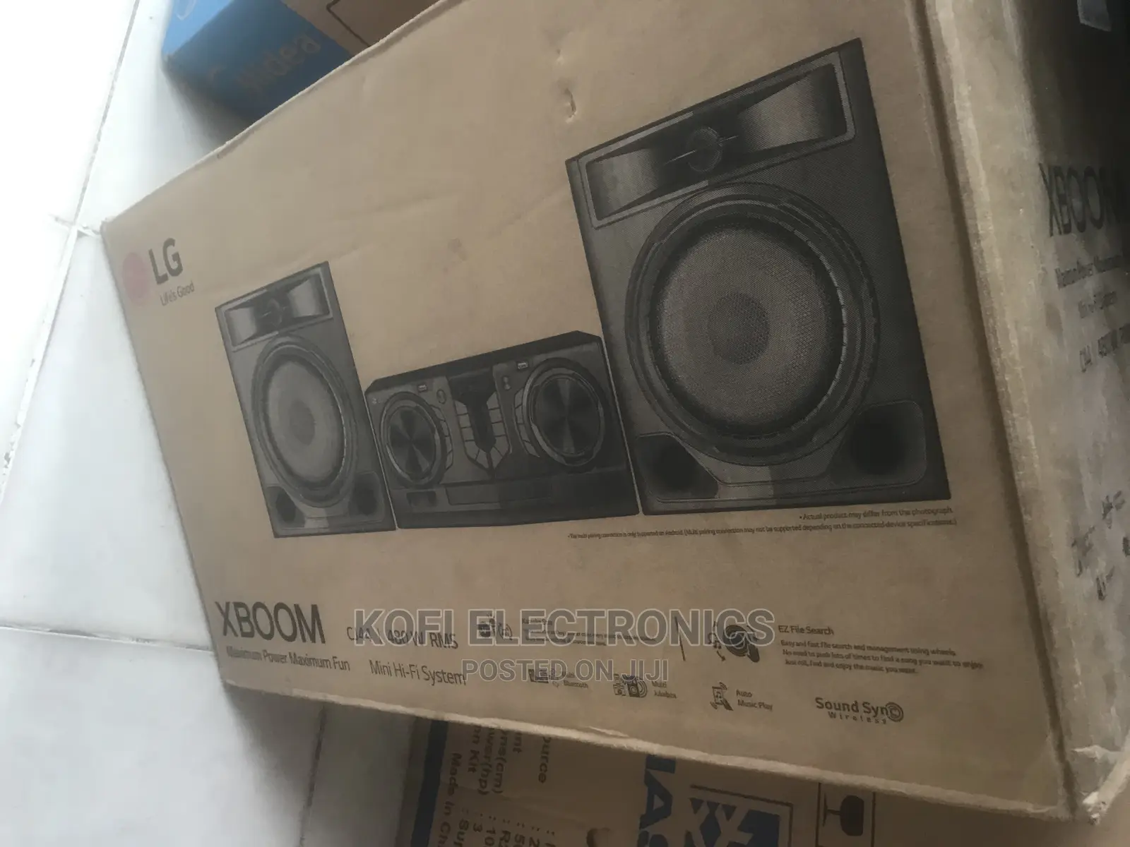 LG CJ44 Xboom 480 Watts Bluetooth Sound System Karaoke