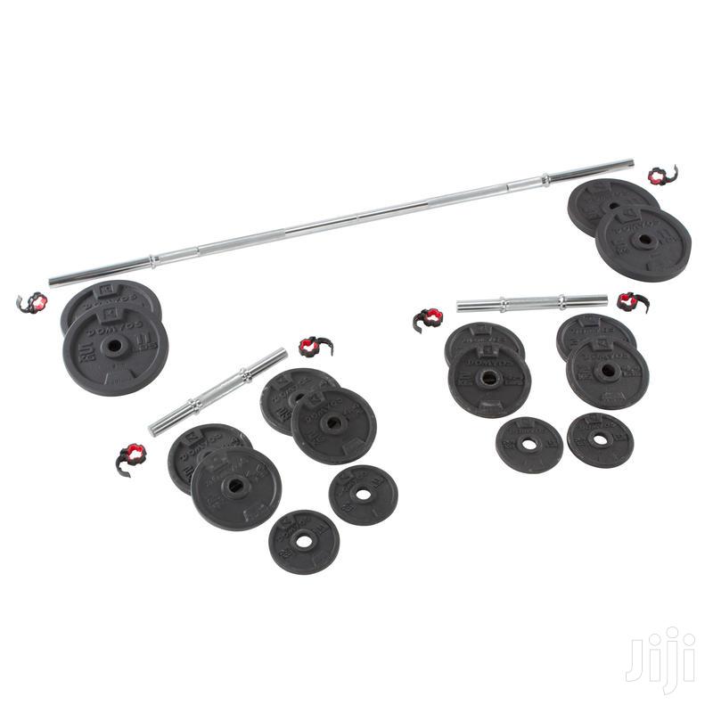 Weight Dumbbells and Bars Kit 50 Kg