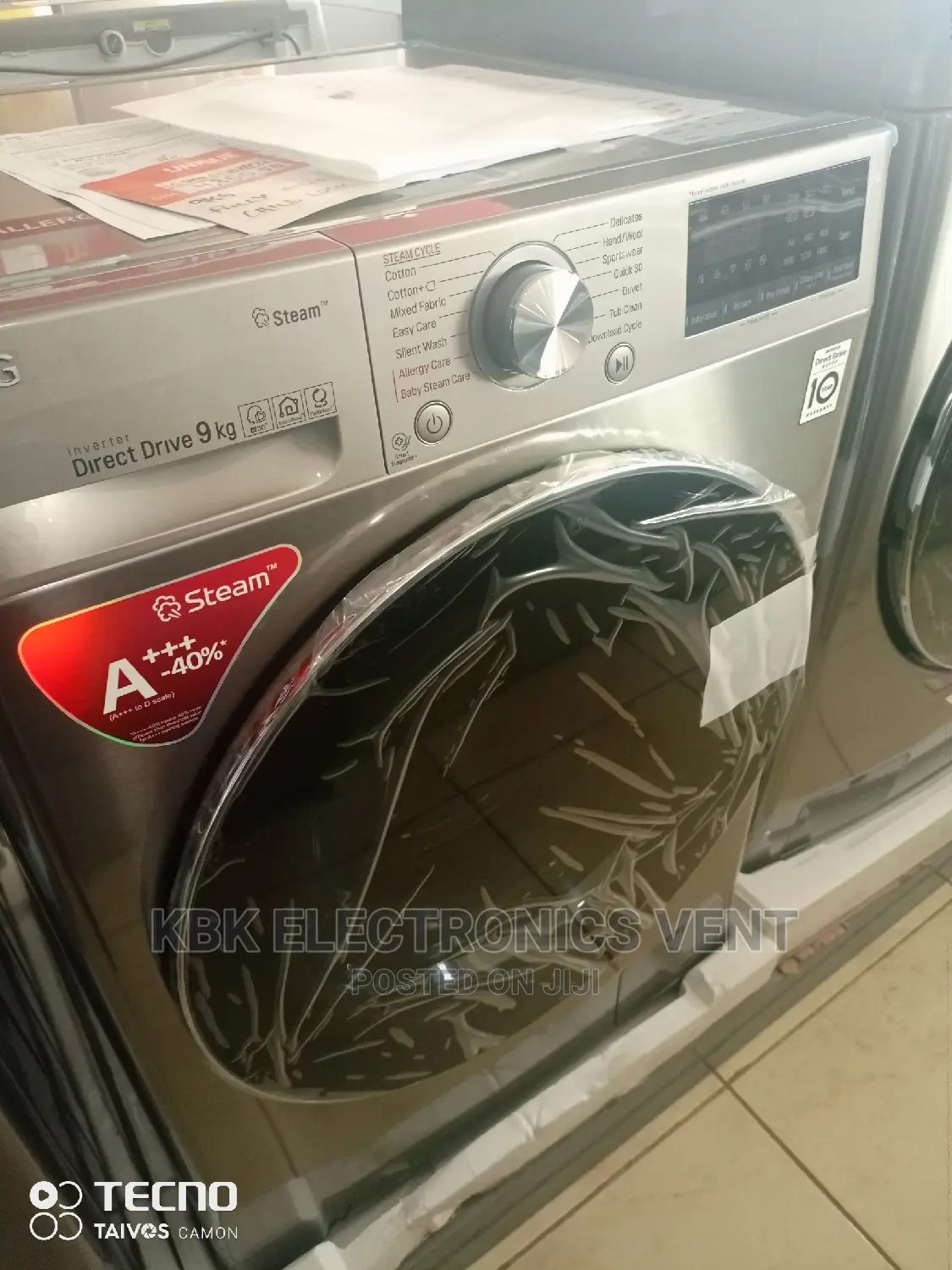 Lg 9kg Front Load Full Automatic Washing Machine