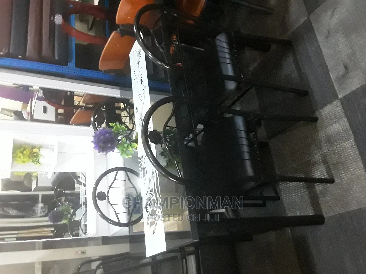 4 Seater Glass Dinning Set