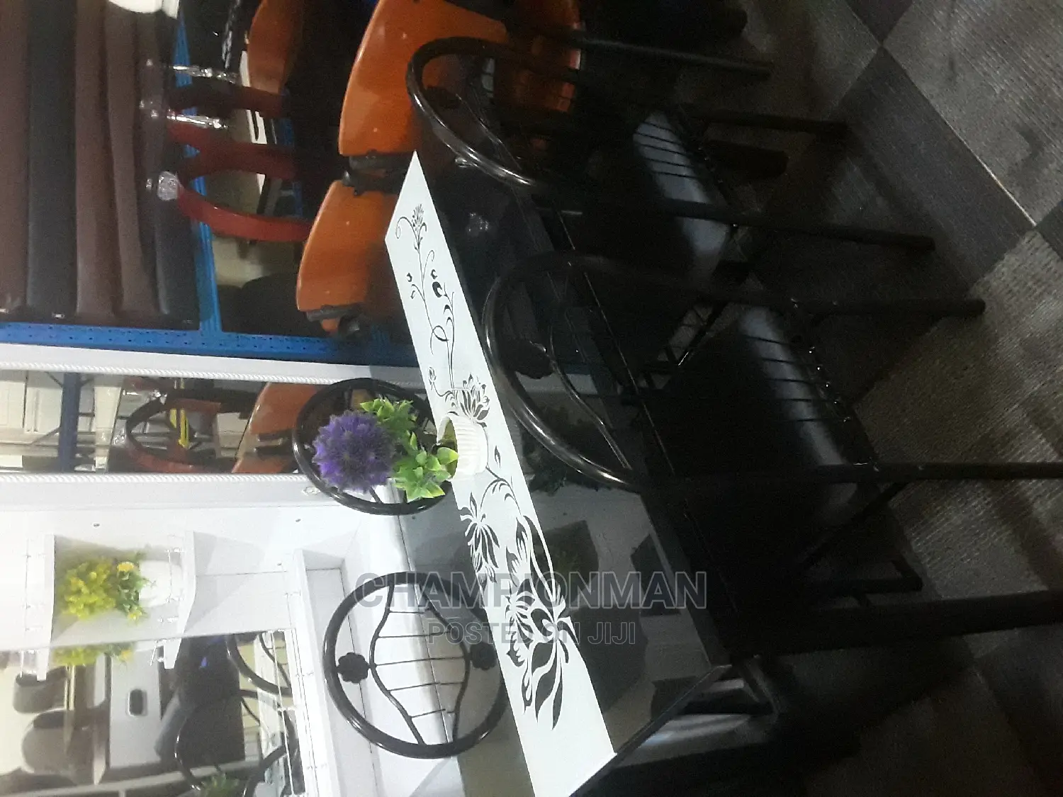 4 Seater Glass Dinning Set