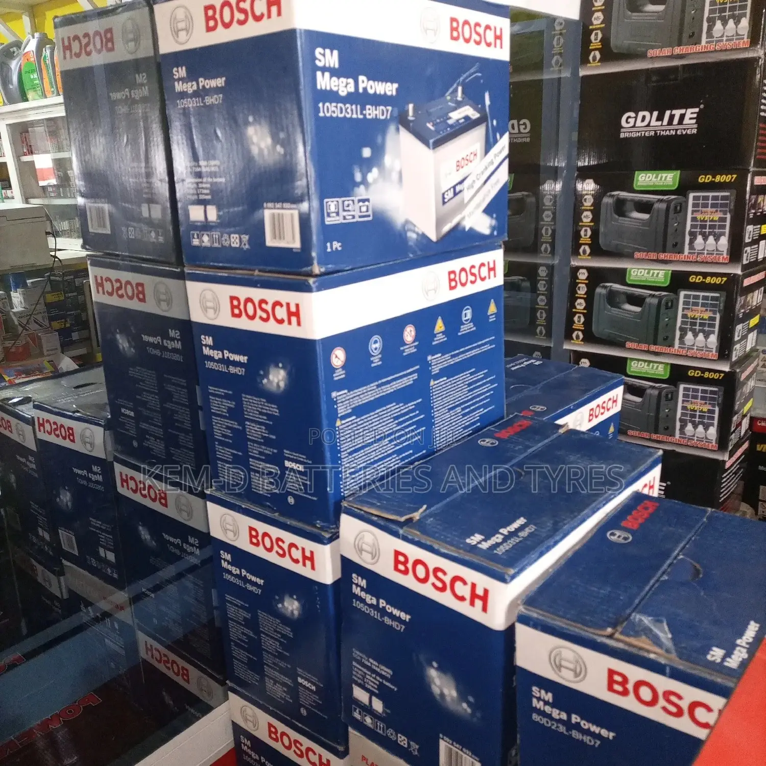 17 Plates Bosch Mega Power + Delivery