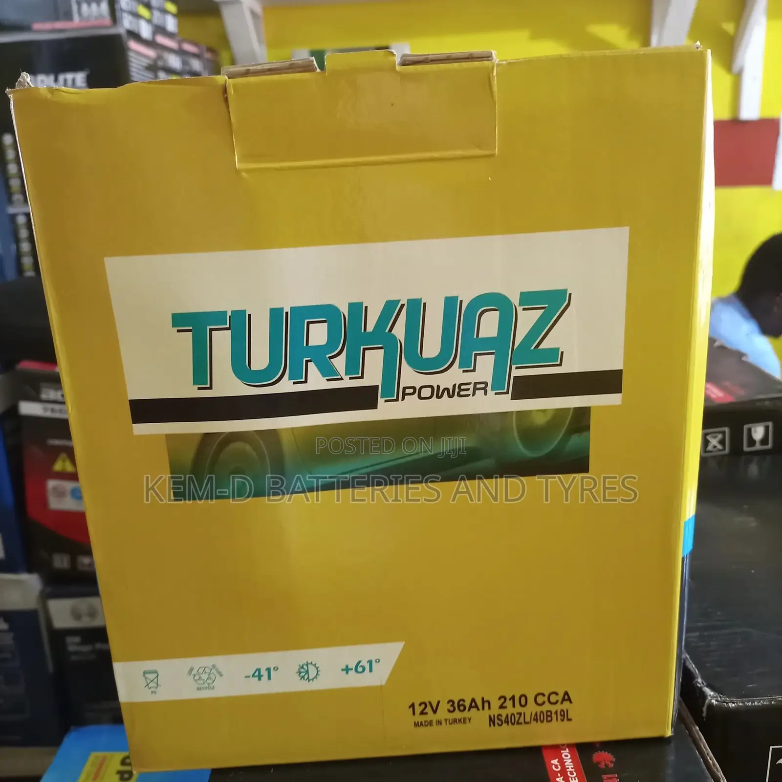 11 Plates Turkuaz Car Battery + Free Delivery